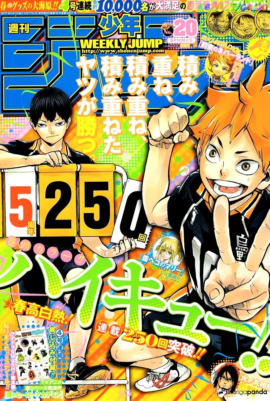 Haikyuu!!, Chapter 250 image 01